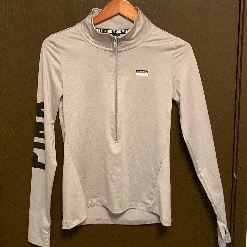 PINK ultimate half zip pullover